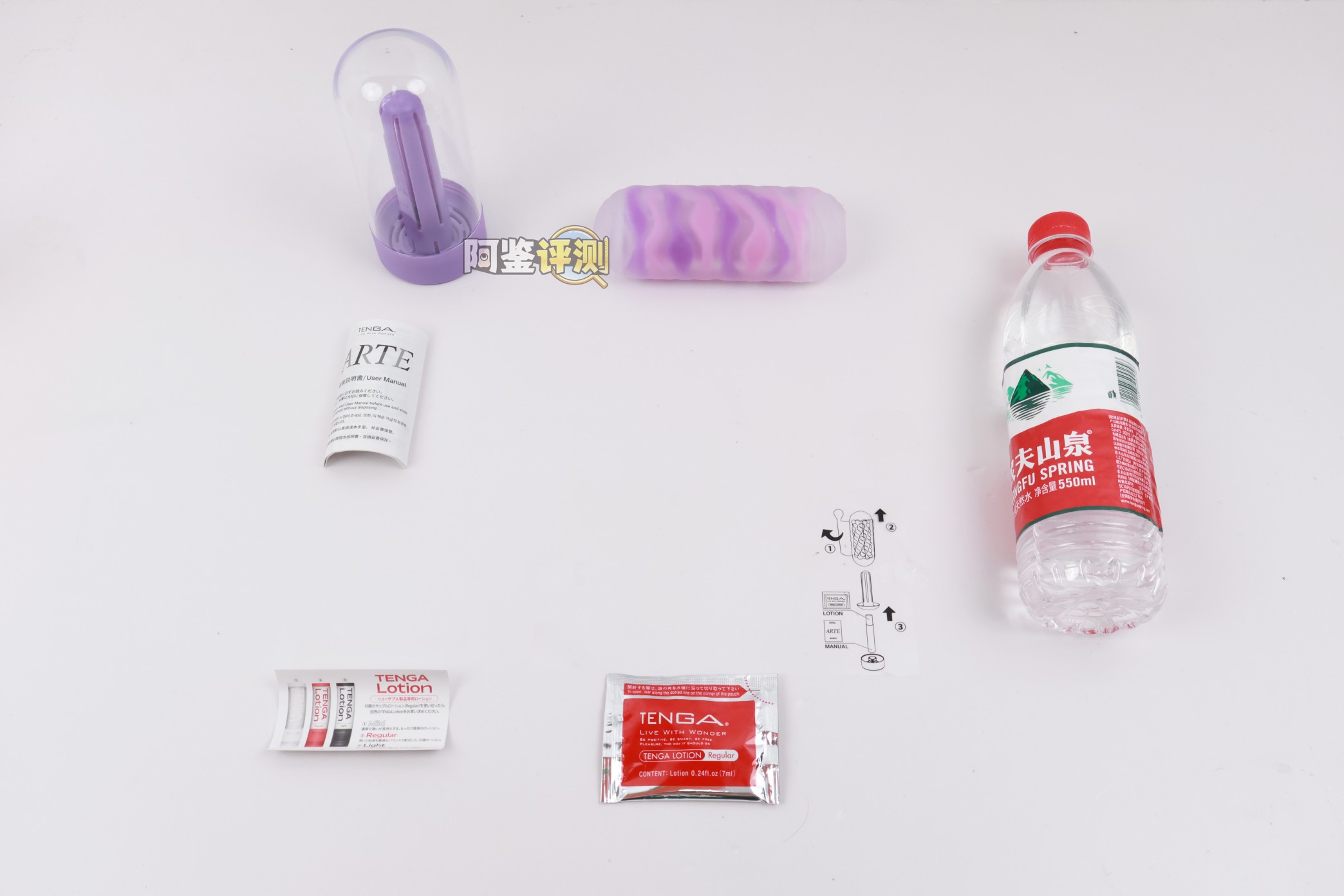 TENGA——“ARTE(凤梨派/香芋派)”评测!没想到最具复杂度的网状结构,竟然是在自慰套产品里找到?!